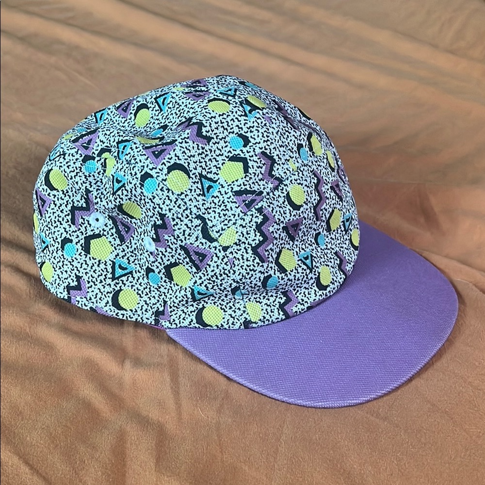 Fresh Prince 90s print Storied Hats 5 panel snap back kids
